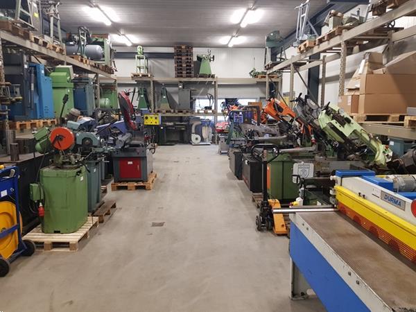 Grote foto imet cirkelzaagmachine afkortzaag metaalzaag werkplaats kokers en stippen zagen 400v doe het zelf en verbouw zaagmachines