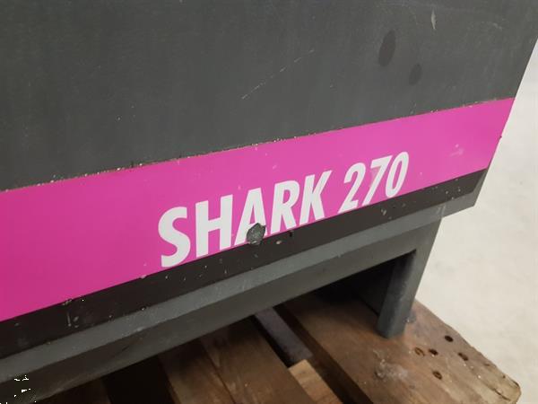 Grote foto bandzaag lintzaag mep shark 270 ccs halfautomatische zaagmachine enkel verstek zagen. doe het zelf en verbouw zaagmachines
