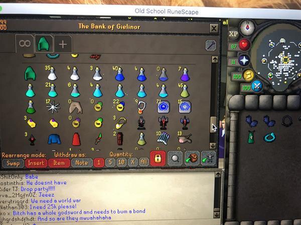 Grote foto osrs runescape account 99 strength 1 attack spelcomputers games pc