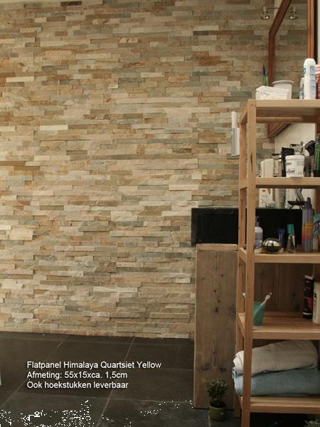 Grote foto steenstrips stonepanels greywood quartsiet breukruw doe het zelf en verbouw tegels