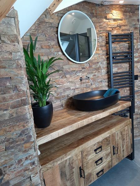 Grote foto steenstrips stonepanels greywood quartsiet breukruw doe het zelf en verbouw tegels