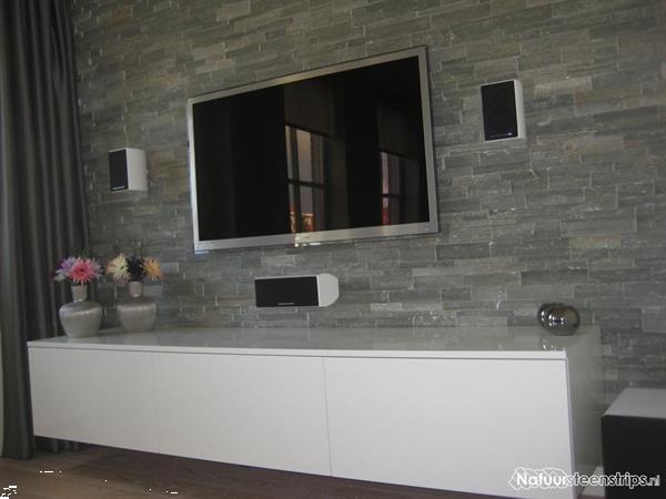 Grote foto steenstrips stonepanels greywood quartsiet breukruw doe het zelf en verbouw tegels