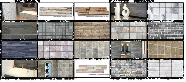 Grote foto steenstrips stonepanels greywood quartsiet breukruw doe het zelf en verbouw tegels