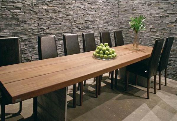 Grote foto steenstrips stonepanels greywood quartsiet breukruw doe het zelf en verbouw tegels