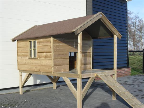 Grote foto geitenhok op pootjes nieuw dieren en toebehoren schapen geiten en varkens