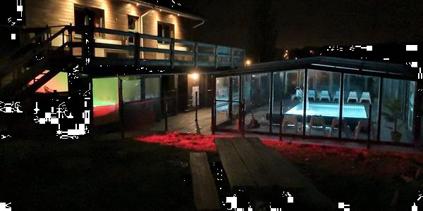 Grote foto groepsaccommmodatie overdekt zwembad sauna jacuzzi vakantie belgi