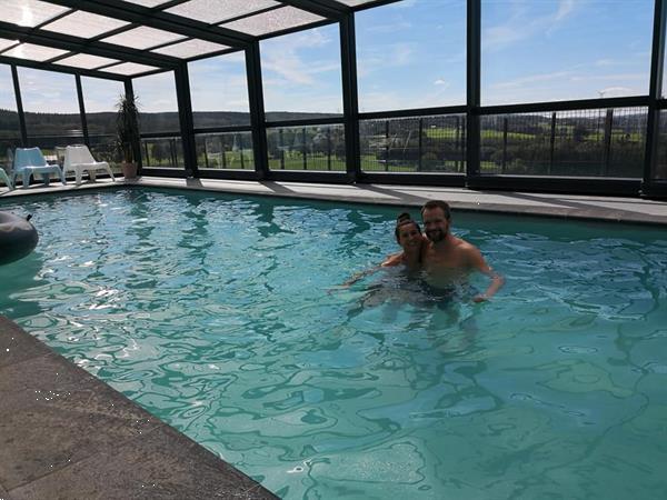 Grote foto groepsaccommmodatie overdekt zwembad sauna jacuzzi vakantie belgi
