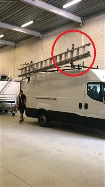 Grote foto ergorack ladder laad systeem hoogte 2 auto onderdelen accessoire delen