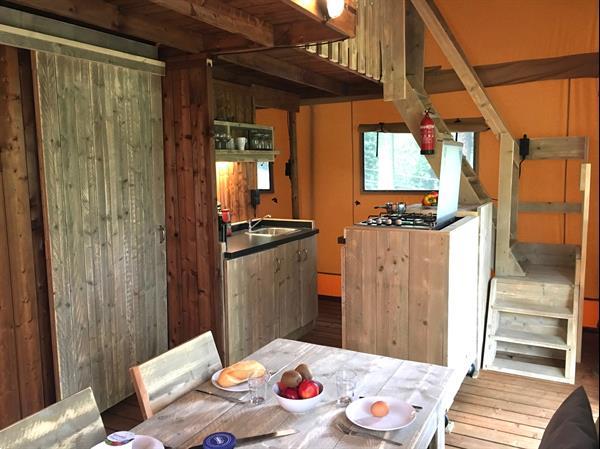 Grote foto luxe safaritenten met badkamer op kleine campings vakantie campings