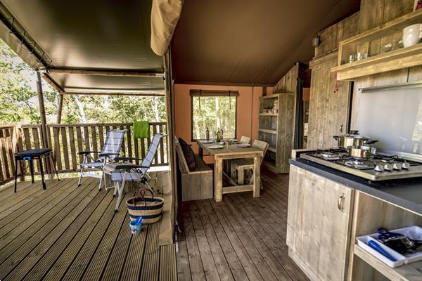 Grote foto luxe safaritenten op kleine campings in frankrijk vakantie campings