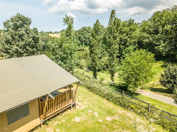 Grote foto luxe safaritenten op kleine campings in frankrijk vakantie campings