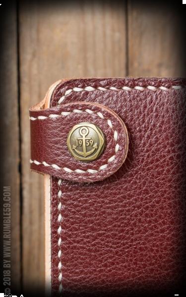 Grote foto rumble 59 leather wallet two tone cash only. kleding dames sieraden