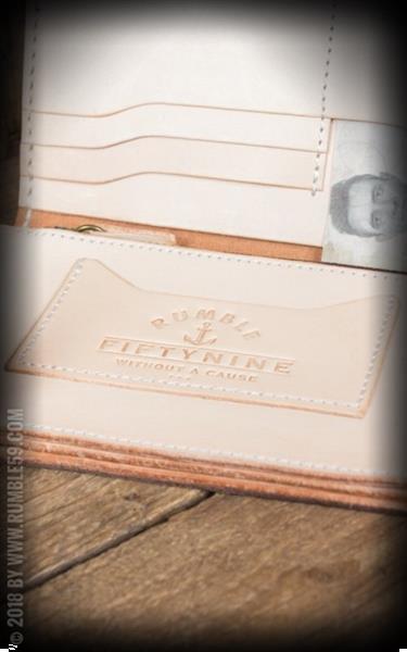 Grote foto rumble 59 leather wallet two tone cash only. kleding dames sieraden
