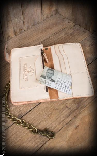 Grote foto rumble 59 leather wallet two tone cash only. kleding dames sieraden