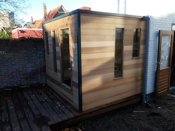 Grote foto sauna in de tuin beauty en gezondheid sauna