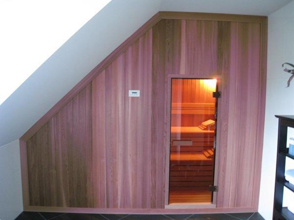 Grote foto sauna op zolder beauty en gezondheid sauna