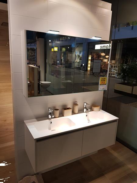 Grote foto badmeubel 120cm solid surface wastafel doe het zelf en verbouw sanitair