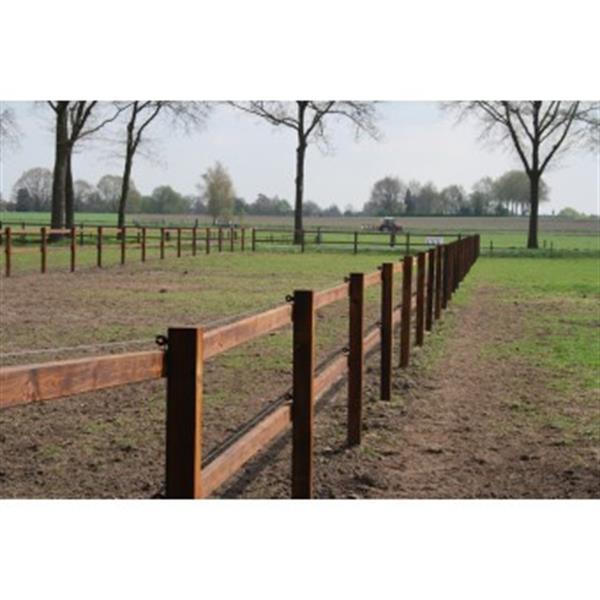 Grote foto opschroef omheining paddock paardenbak afrastering wei dieren en toebehoren paarden accessoires
