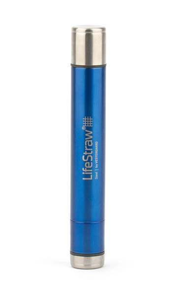 Grote foto lifestraw steel waterfilter met actieve kool caravans en kamperen overige caravans en kamperen