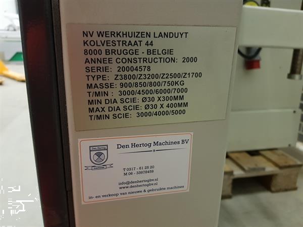 Grote foto robland z380 formaatzaag platenzaag interieurbouwer meubelmaker aannemer doe het zelf en verbouw zaagmachines