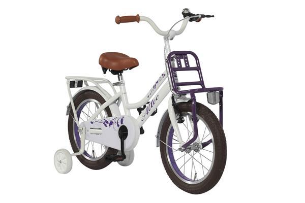 Grote foto umit princess meisjesfiets 14 inch paars poppenzitje fietsen en brommers kinderfietsen