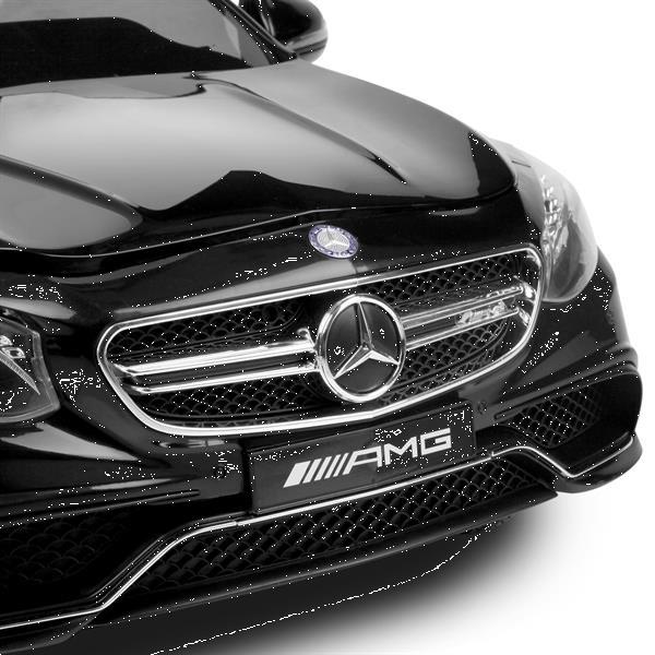 Grote foto mercedes s63 amg zwart metallic 12v leder kinderen en baby los speelgoed