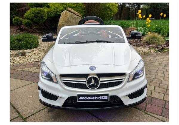 Grote foto mercedes cla45 amg wit radar leder stuurbekrachtiging kinderen en baby los speelgoed