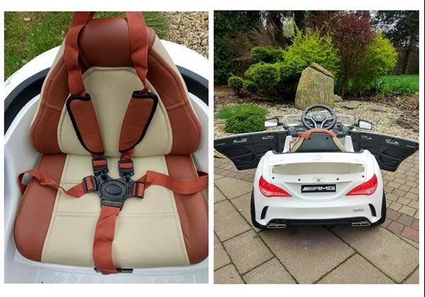 Grote foto mercedes cla45 amg wit radar leder stuurbekrachtiging kinderen en baby los speelgoed