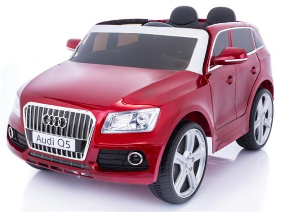 Grote foto audi q5 2.4ghz bordeaux rood rubberbanden kinderen en baby los speelgoed