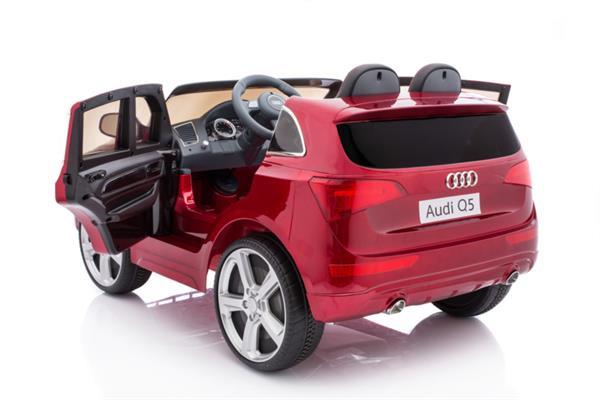 Grote foto audi q5 2.4ghz bordeaux rood rubberbanden kinderen en baby los speelgoed