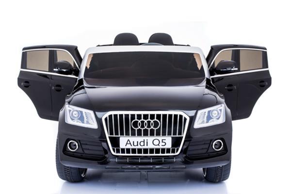Grote foto audi q5 2.4ghz metallic zwart rubberbanden kinderen en baby los speelgoed