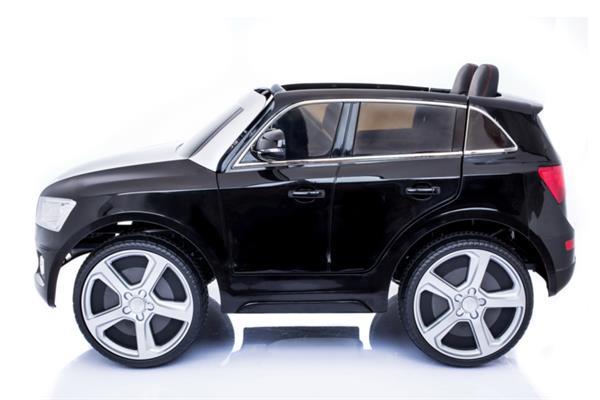 Grote foto audi q5 2.4ghz metallic zwart rubberbanden kinderen en baby los speelgoed