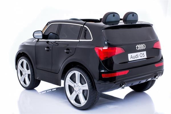 Grote foto audi q5 2.4ghz metallic zwart rubberbanden kinderen en baby los speelgoed