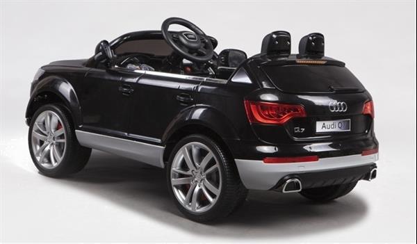 Grote foto audi q7 zwart 2.4ghz 12v fm radio kinderen en baby los speelgoed