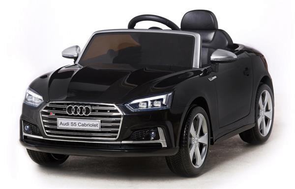 Grote foto audi s5 cabrio metallic zwart 12v kinderen en baby los speelgoed