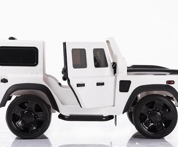 Grote foto land rover defender 12v metallic afstandsbediening kinderen en baby los speelgoed