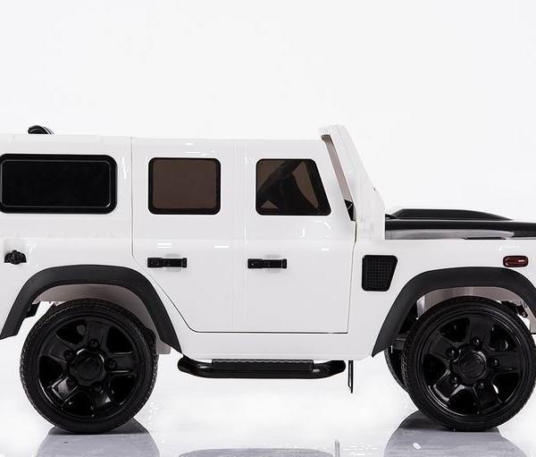 Grote foto land rover defender 12v metallic afstandsbediening kinderen en baby los speelgoed