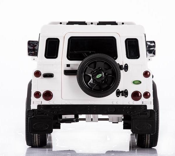 Grote foto land rover defender 12v metallic afstandsbediening kinderen en baby los speelgoed