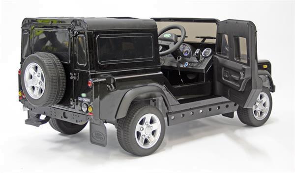 Grote foto land rover defender 12v metallic afstandsbediening kinderen en baby los speelgoed