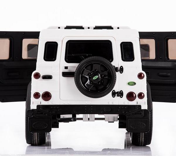 Grote foto land rover defender 12v metallic afstandsbediening kinderen en baby los speelgoed