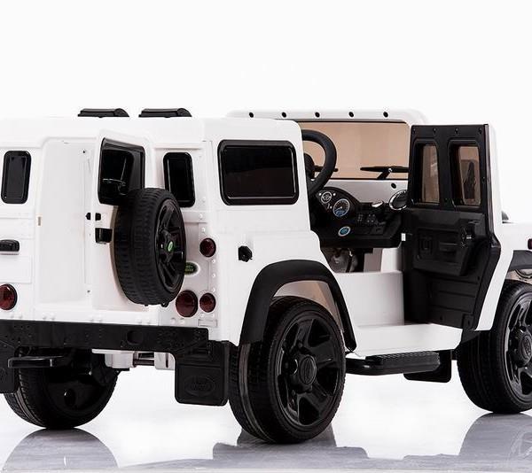 Grote foto land rover defender 12v metallic afstandsbediening kinderen en baby los speelgoed