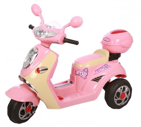 Grote foto vespa look kinderscooter 6v kinderen en baby los speelgoed