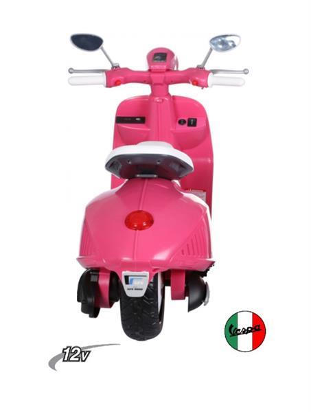 Grote foto vespa scooter roze 12v multimedia kinderen en baby los speelgoed