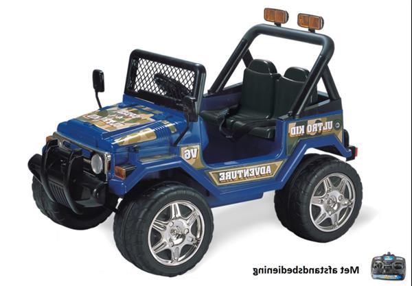 Grote foto jeep wrangler look 4x4 jeep 12v blauw kinderen en baby los speelgoed
