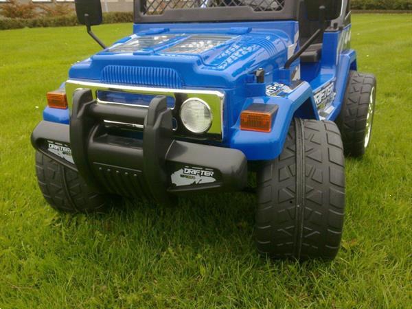 Grote foto jeep wrangler look 4x4 jeep 12v blauw kinderen en baby los speelgoed