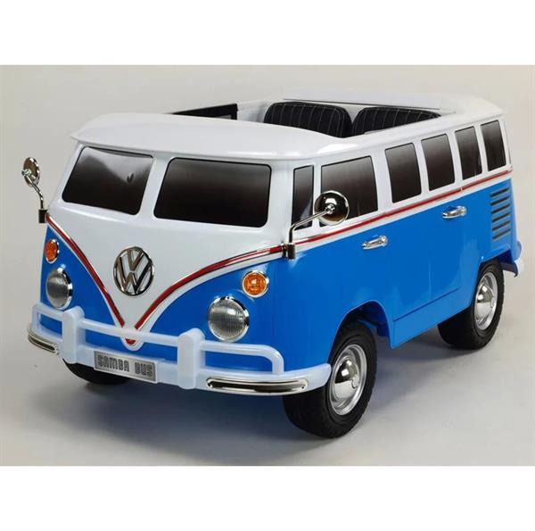 Grote foto volkswagen t1 sixties campervan 12v leder blauw 2 persoons r kinderen en baby los speelgoed