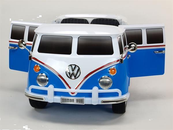 Grote foto volkswagen t1 sixties campervan 12v leder blauw 2 persoons r kinderen en baby los speelgoed