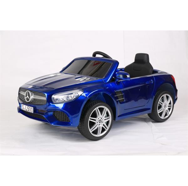 Grote foto mercedes sl500 12v metallic rood 2.4ghz leer bluetooth kinderen en baby los speelgoed