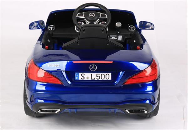 Grote foto mercedes sl500 12v metallic rood 2.4ghz leer bluetooth kinderen en baby los speelgoed