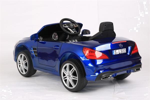 Grote foto mercedes sl500 12v metallic rood 2.4ghz leer bluetooth kinderen en baby los speelgoed